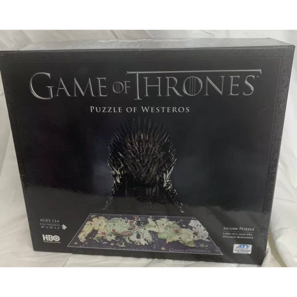 Game of Thrones 4D Cityscape Puzzle of Westeros Jigsaw 1400+ Pieces Ages 13+